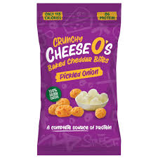 Crunchy CheeseO’s Pickled Onions