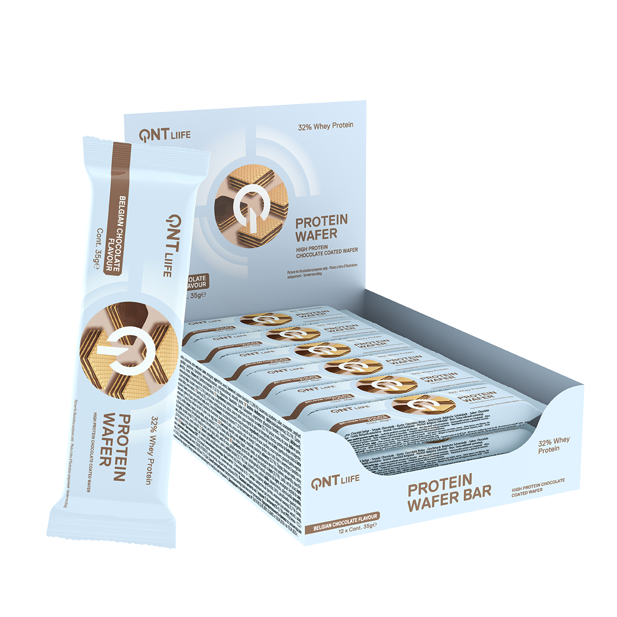 QNT Protein Wafer 32% Chocolate