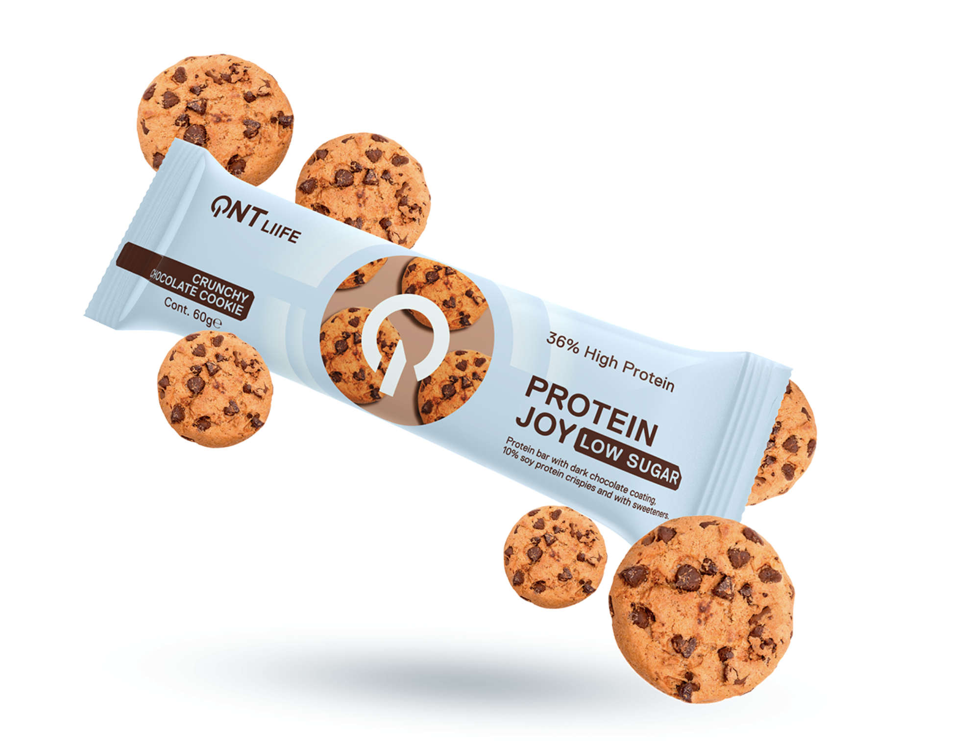 QNT Protein Joy 36% Crunchy Chocolate Cookie