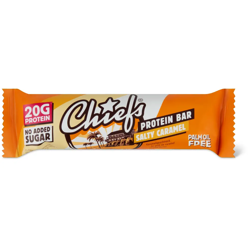 Chief's Protein Bar Salty Caramel flavor