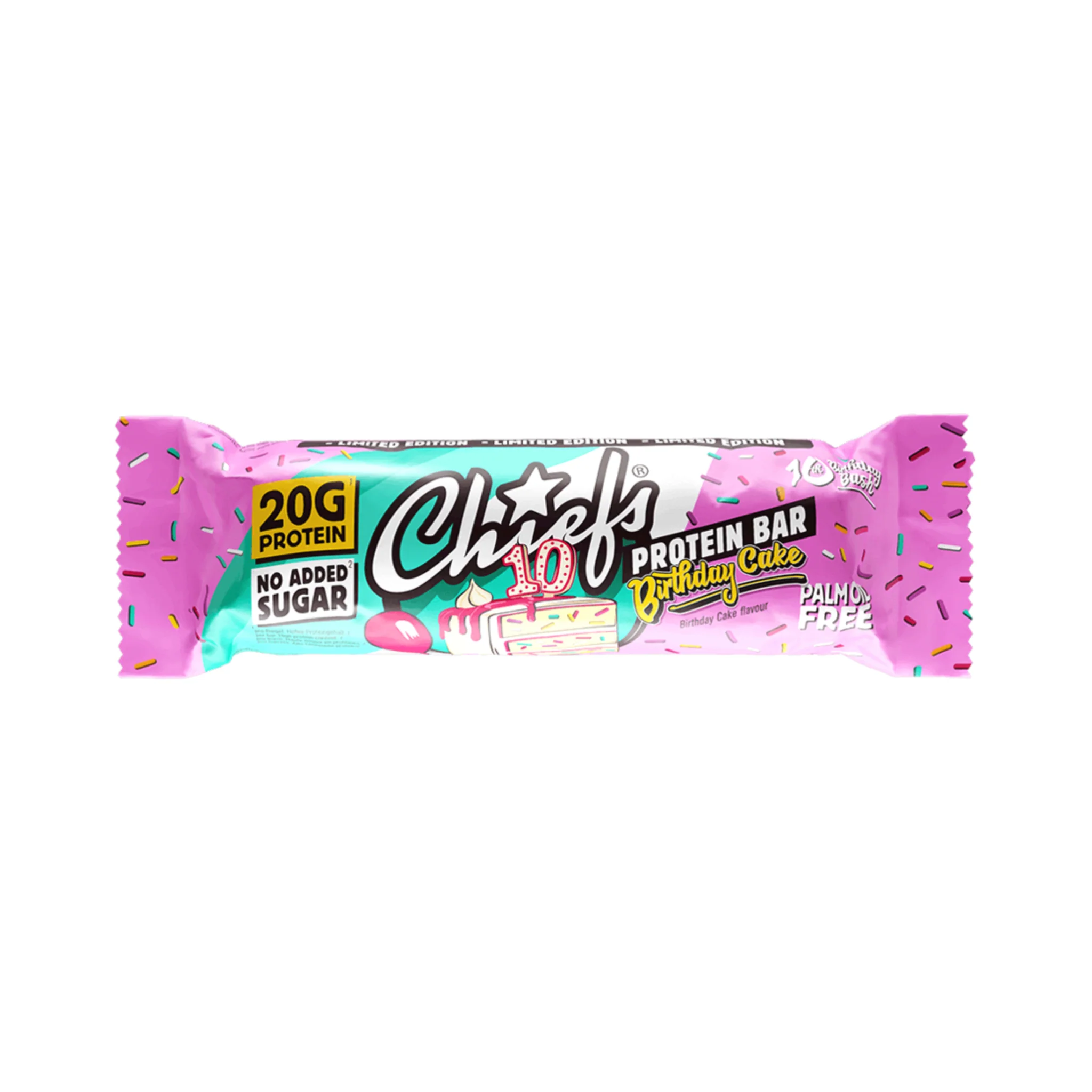 Chief's Protein Bar Birthday Cake flavor
